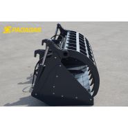 Godet à grappin avec pression universelle et largeur ajustable