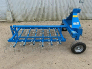 Herse étrille NC 1.5m JM - Occasion - 6 rangées de dents - Réglage inclinaison des dents - Châssis renforcé_3