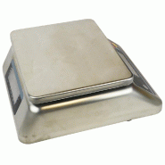 Balance commerciale avec double afficheur - 15 kg x 1 g - plateau inox 225 x 185 mm - fonctions tare et remise à 0_3