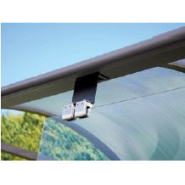 Abri Fumeurs Voûte M - Structure en Acier et Aluminium - Polycarbonate Anti-UV - 2500 ou 5000 mm de long_3