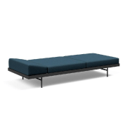 Innovation Living - Canapé design Puri convertible lit 195x80 cm - Tissu Argus Navy Blue avec table en chêne_3