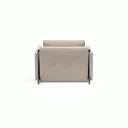 Fauteuil convertible design INNOVATION LIVING - Sofabed Cubed 02 Arms Blida Sand Grey - Lit 200x90 cm_3