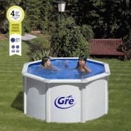Piscine ronde acier Ø2,60m x H:1,22m - filtration à sable_3
