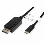 ROLINE Câble adaptateur type C - DisplayPort, v1.2, M/M, 1 m_3