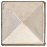 Vidaxl bouchons de poteau de clôture pyramidaux 6 pcs inox 101x101 mm 145488_3