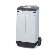 Kit d'absorbants anti-pollution Densorb - Chariot gris avec absorbants adaptés aux liquides chimiques - 116751w_3