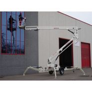 Équipement de levage tractable de 15 mètres pour travaux professionnels