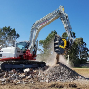 Godet concasseur BF60.1 S4 - pour pelles hydrauliques 10-18 tonnes, capacité 0.55 m³_4