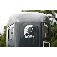 Van à chevaux GOLD 3 - Suspension PULMANN - 2 Places avec casier sellerie RTM - PTAC 1100 à 2600 kg - Aluminium - 3.2 x 1.67 m H = 2.35 m - Reference TOURING-COUNTRY_3