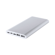 Power bank en aluminium - 10000 mAh - 2 ports USB et 2 ports USB-C - Couleur argenté_3