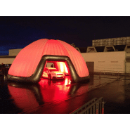 Dôme gonflable 10 mètres - Dimensions 10m de diamètre - Hauteur 4,7m - Superficie 65m²_3