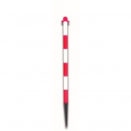 Ensemble 2 poteaux plastiques de signalisation et balisage - base lestable - pobalisevin001_3