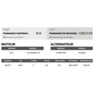 At-1005 60 Hz triphasé - Groupe électrogène en container - Inmesol - 998,4 kVA avec moteur MTU et alternateur Stamford_3