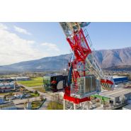 Grue à tour à flèche relevable CTLH 192-12 - Terex - longueur de flèche max. 55 m - capacité max. 12 t_3