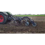 Déchaumeur à dents Agro-Tom APSP 3M - attelage porté arrière, largeur 4,0m, rouleaux et sécurité non-stop_3