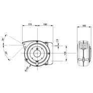 Enrouleur électrique automatique à ressort - 10 mètres - cliquet supprimable - P510 - IP42 - câble H05VV-F 3G2,5 mm²_3