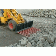 Fourche à pavés pour pavage KM 80/90 Knikmops Rollmops - diverses largeurs disponibles_3