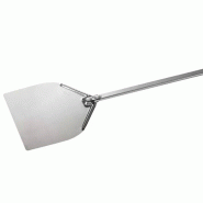 Pelle à pizza pleine rectangulaire aluminium 32x30 - Manche 60 cm - Gamme Amica | GI.METAL_3
