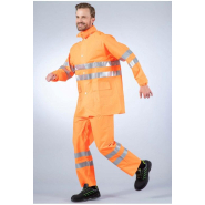 Veste de pluie haute visibilité Sonomix HV - Réf. Vdzhv2prp4 - EN ISO 20471 classe 3 - jaune fluo ou orange fluo_3