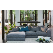 Canapé 4 places Chambord 243 cm - Home Spirit - Confort moelleux avec coussins en plumes_3