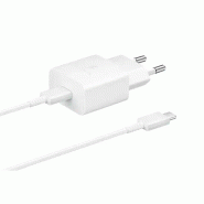 SAMSUNG 15W Adapter C to C Cable included White_3