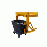 Benne basculante (BB) - 600 litres - fabrication française - gerbable et compatible transpalette_3