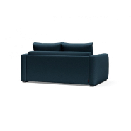 Canapé design convertible lit COSIAL - Innovation Living - Tissu Argus Navy Blue - Accoudoirs rembourrés - 140x202cm_3
