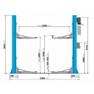 Pont élévateur électro-hydraulique 2 colonnes 4 tonnes 380 volts_3
