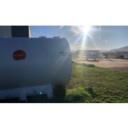 Cuve carburant aviation - 15000L JET-A1 - Réservoir double paroi avec filtration et distribution ATEX