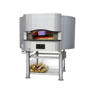 Four à pizza statique avec fonctionnement hybride à gaz et bois - morello forni - ligne fgi_3