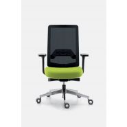 Wi-Max - fauteuil ergonomique pour bureau avec dossier résille ou tapissé et coques noires ou blanches_3