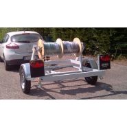 S 505 L - Remorque Porte-Touret SIPREL - Charge utile 510 Kg - ø 750 à 1400 mm - PTAC 750 Kg_3