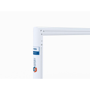 But de football à 11 certifié FIFA - Design sans crochet - Aluminium ovoïde 120x100mm - Pack premium_3