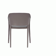 Giethoorn - Chaise empilable en polypropylène gris moyen_3