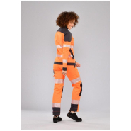 Pantalon haute visibilité femme Visiofit - Réf. 705*HVO - Classe 2 ou 3 - Renforts Cordura® et multipoches_3