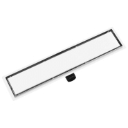 Vidaxl drain de douche avec couvercle 2 en 1 63x14 cm acier inoxydable 146007_3