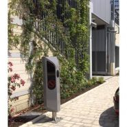 Borne arrêt-minute en aluminium pour gestion de 1 ou 2 places de stationnement - grolleau_3