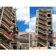 Monte-matériaux avec personnel accompagnant pour plaques de plâtre  - PT 1000_3