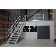 Mezzanine industrielle - plateforme de bureau certifiée EN1090 - portée jusqu'à 8m - charge 1T/m² - fabriqué en France_3