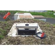 Vannes murales résistantes aux pressions jusqu'à 0,8 bar