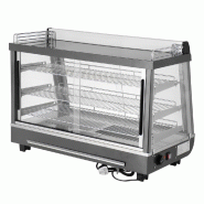 Vitrine chauffante portes avant et arriere Buffalo 136L | Buffalo - HW928_3
