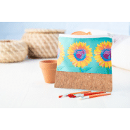 Trousse de toilette zippée sur mesure en polyester et liège naturel - Impression sublimation - Minimum 50 pièces_3