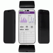 Filtre de Confidentialité pour iPhone 16 Plus à  4 Directions et 360&deg;, Supporte l'Orientation Por_3