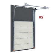 Porte sectionnelle anti-effraction sur mesure avec vitrages blindés intégrés - CR3-CR4 - FTMQ 0100 - Performances certifiées et design soigné_3