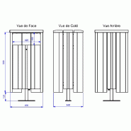 Corbeille bois FRONTAL 90 Litres_3