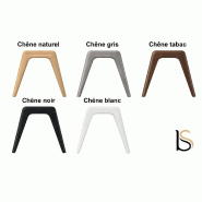 Table de réunion triangulaire Rail en bois- Bralco - Oui, Chêne noir_3