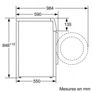 Lave-linge professionnel WM12B211FF - BSH Électroménager - 1200 trs/min avec VarioSpeed - Gamme iQ100_3
