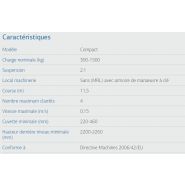 Monte-charge compact pour bâtiments industriels - Kleemann Hellas - charge de 300 à 1500 kg - hydraulique et personnalisable_3