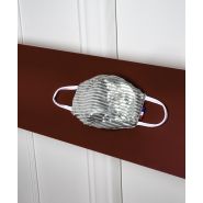 Masque barrière grand public - Nude Dreams - couleur argentée ergonomique - 100% made in France_4