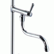 Douchette 2 trous avec 2 vannes mélangeuses et robinet - Hauteur 1180 mm_3
